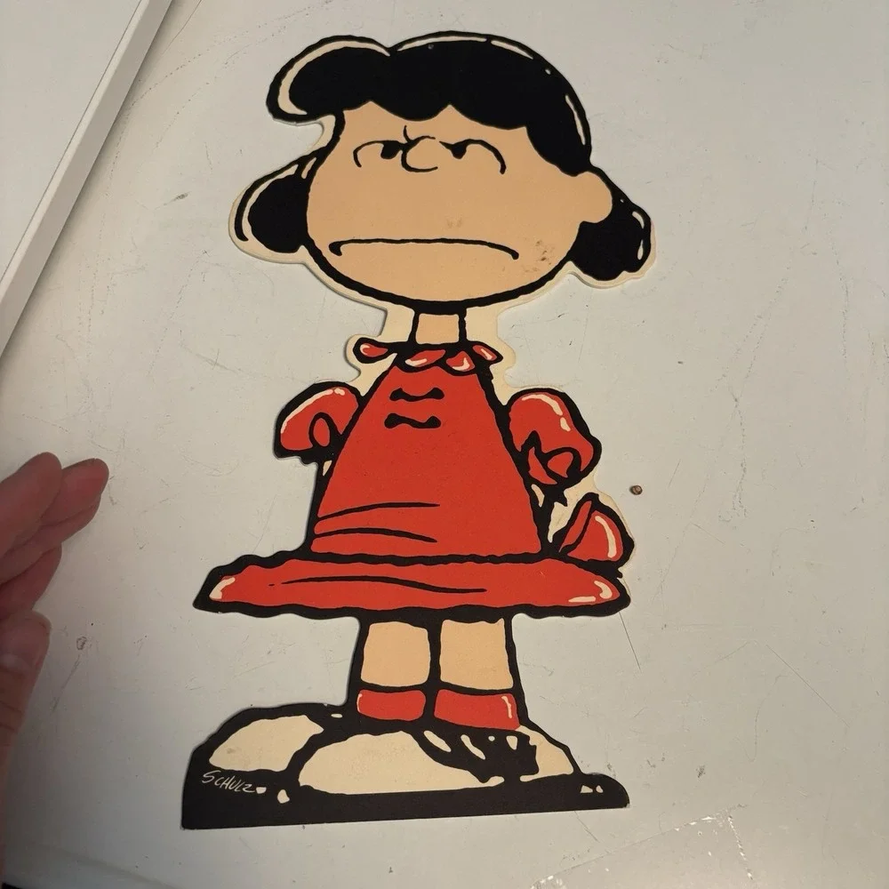 Giant Hallmark Cards Peanuts Set of 5 Lucy, Snoopy, Linus, Charlie Brown UNUSED
